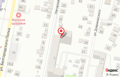 Медицинский оздоровительный центр Династия на Нагорной улице на карте