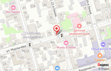 Защита здоровья на улице Мурлычева на карте