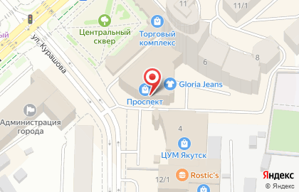 Супермаркет цифровой и бытовой техники DNS на улице Курашова на карте