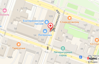 Телеком на улице Ломоносова на карте