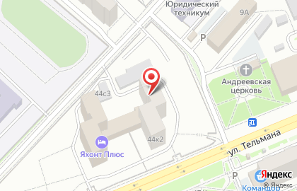 Борус на улице Тельмана на карте