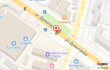 Киоск быстрого питания Русский аппетит на улице Димитрова, 60А на карте