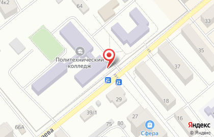 Семилукский политехнический колледж на улице Чапаева на карте