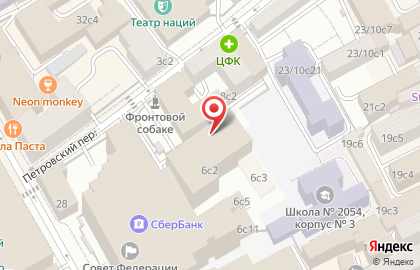 Московская аудиторская палата, некоммерческое партнерство на карте