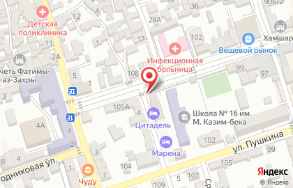 Киоск по продаже овощей на улице Мира на карте