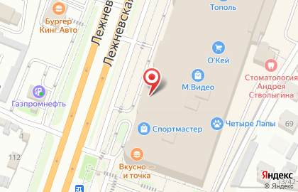Линзомат Надо Линзы на Лежневской улице на карте
