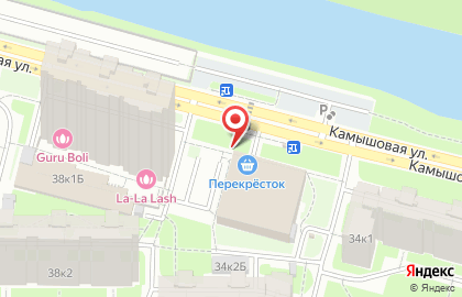 Супермаркет Перекрёсток в Санкт-Петербурге на карте