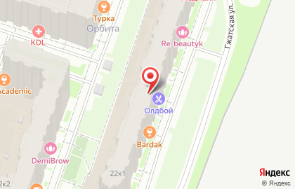 Служба доставки суши Панда в Калининском районе на карте