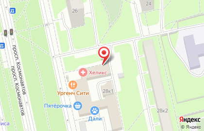 Секция детского футбола Арена на проспекте Космонавтов, 28 на карте