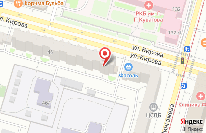 Магазин Мастер вин на улице Кирова на карте