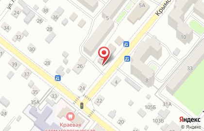 Магазин фиксированных цен Fix price на Крымской улице на карте