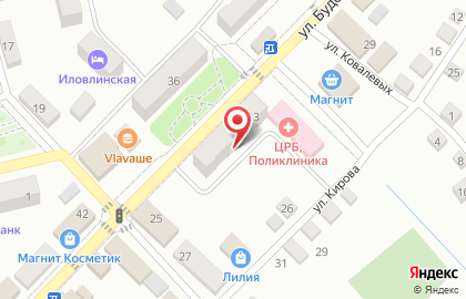 Страховая компания Росгосстрах на улице Будённого на карте
