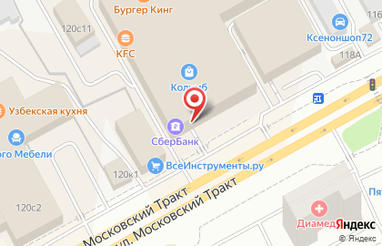 СберБанк России на Московском тракте, 118 на карте