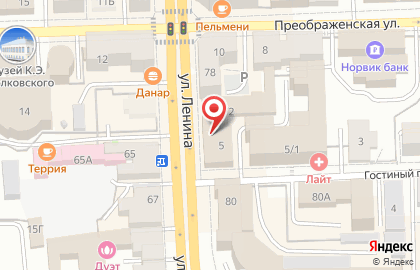 Салон Люкс Оптика на улице Ленина на карте
