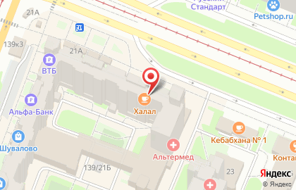 Чайхана в Санкт-Петербурге на карте