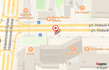 Сервисный центр Московский паркинг на улице Новый Арбат на карте