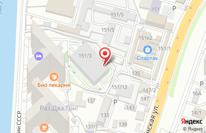 Ангар на Спартаке на Пластунской улице на карте
