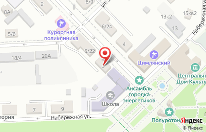 1C на Советской улице на карте