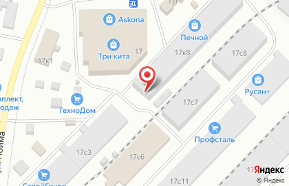 Магазин товаров для ремонта СтройКонтинент на улице Пойма на карте