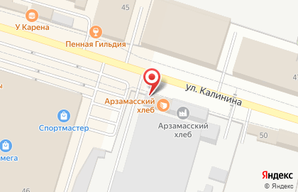 Арзамасский хлеб на карте