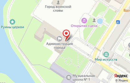 Комитет по физической культуре и спорту, Администрация города Великие Луки на карте