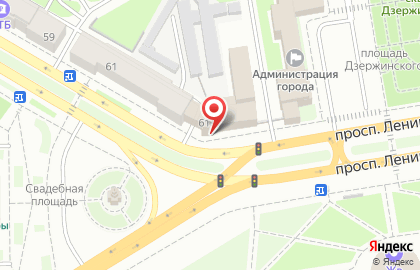 Проектная компания Роспроект на проспекте Ленина на карте