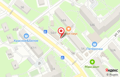 BK на улице Лавочкина на карте