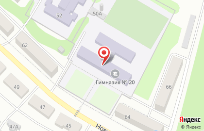 Гимназия №20, г. Донской на карте