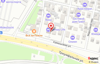 Хостел Олимп на Камышовой улице на карте