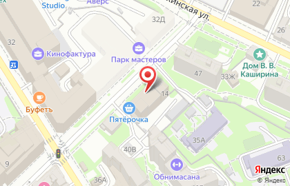 Комсомольская правда в Нижегородском районе на карте