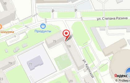 Кондитерский магазин Карамель в Мотовилихинском районе на карте