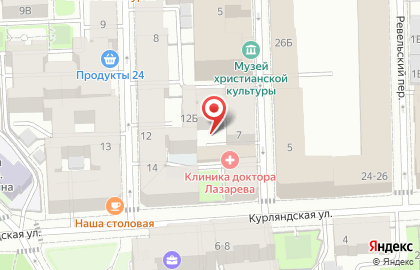 Центр психического здоровья доктора Лазарева в переулке Лодыгина на карте