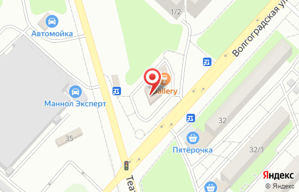 Сауна Империя на Волгоградской улице на карте