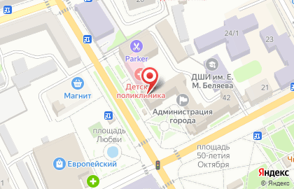 Киоск по продаже печатной продукции Роспечать, сеть киосков по продаже печатной продукции на Октябрьской улице на карте