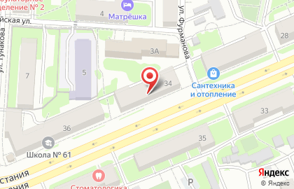 Торговый центр Самокат в Московском районе на карте