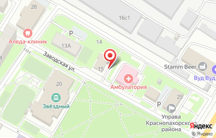 Пахра на Заводской улице на карте