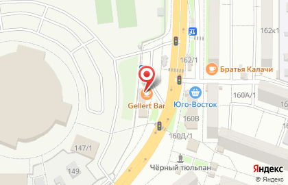 Бар #gellert_bar на улице Николая Островского на карте