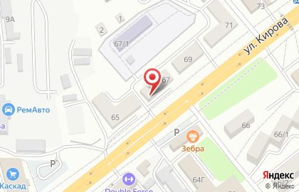 Магазин Прораб в Артёме на карте