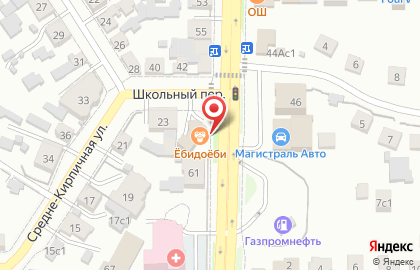 Служба доставки суши и роллов ЁбиДоёби на улице Яковлева на карте
