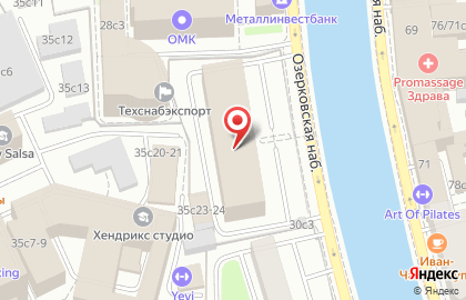 Сервисный центр О.С.А на Озерковской набережной на карте