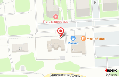 Специнтернат Санкт-Петербургское государственное стационарное учреждение социального обслуживания на карте