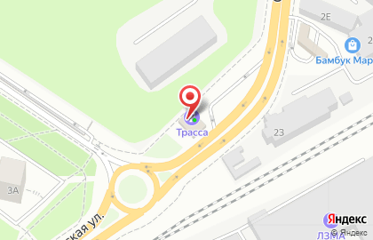 Сеть АЗС Трасса на Московской улице на карте