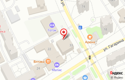 Детос на Курской улице на карте