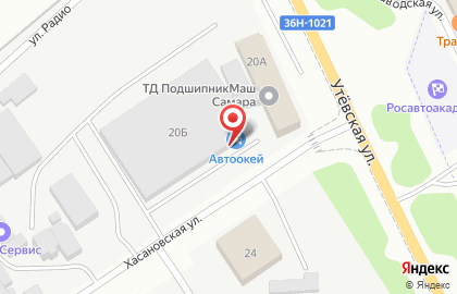 Автосервис АвтоОкей на Утевской улице на карте