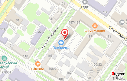 Строительная компания Бастион на проспекте Пушкина на карте