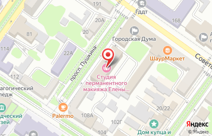 Строительная компания Бастион на проспекте Пушкина на карте