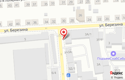 Торговая компания Интерколор в Советском районе на карте