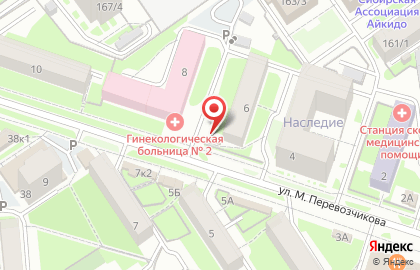 Продуктовый магазин в Новосибирске на карте