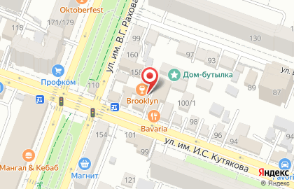 Салон напольных покрытий Олимп Паркета в Кировском районе на карте