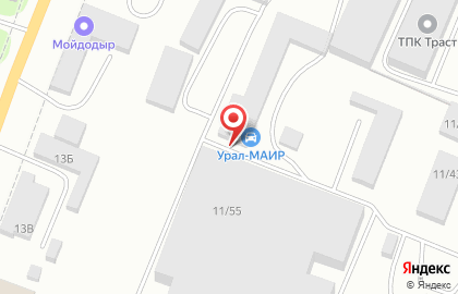 Урал-МАИР на карте